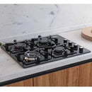 Estufa De Empotrar Tandoori Cristal Gas Natural Haceb 9002295 Color Negro