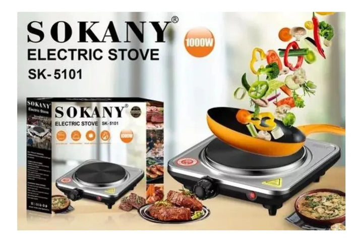 Estufa De Un Puesto Eléctrica Negro