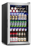 Refrigerador Mini Con Puerta De Vidrio 126 Latas Oficina Bar