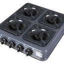Estufa De Mesa A Gas Natural Sueco 4 Puestos Negro