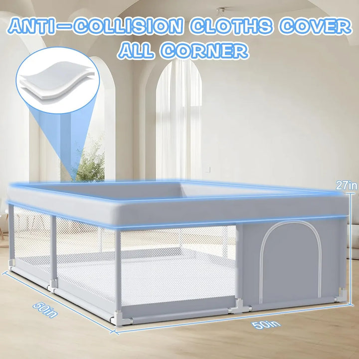 Corralito Ultra Seguro 50 X 50 Para Bebés Y Niños