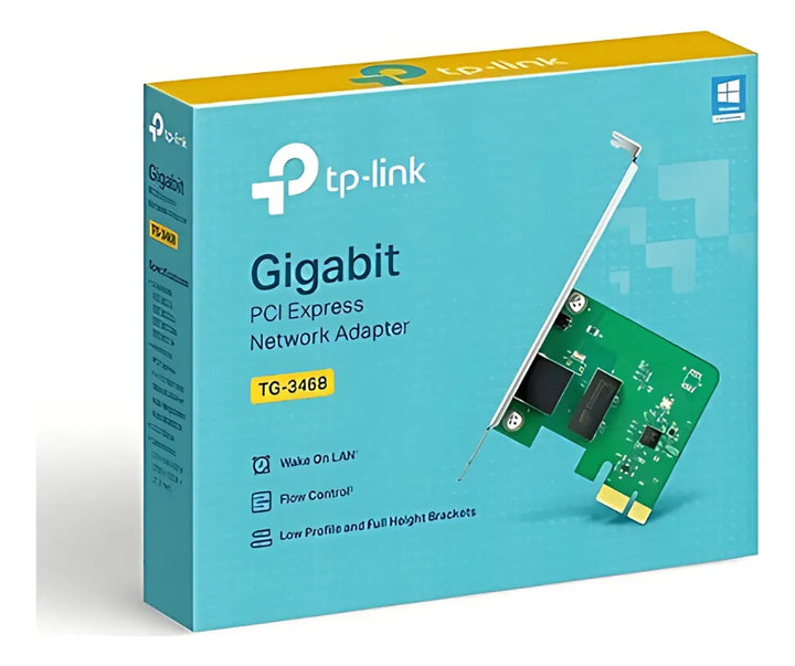 Tp-link, Adaptador De Red Pci Express Gigabit, Tg-3468