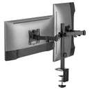 Soporte Para Monitor Doble Brazo De Acero Negro Ma301-22-000