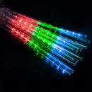 Serie De Luces Led Navideña 8 Tubos 50cm 288 Leds Multicolor Color De Las Luces Rgb