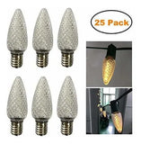 Bombillas Led C9 Para Luces Navideñas, 25 Unidades.
