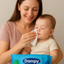 Pañitos Húmedas Dampy X100