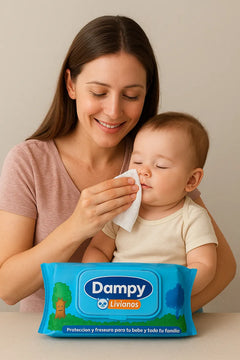 Pañitos Húmedas Dampy X100