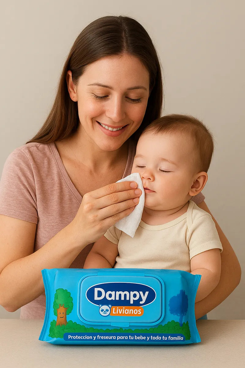 Pañitos Húmedas Dampy X100