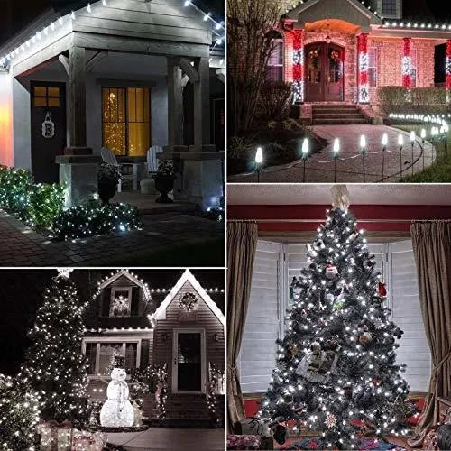 C9 Guirnalda De Luces Led Navideñas, 50 Led, 33 Pies, Luces