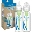Set X2 Biberones De Vidrio Boca Estrecha De 8 Oz Color Transparente