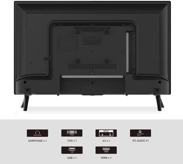 Sansui Es24z1, Televisor Led Hd De 24 Pulgadas (720p) Con Hd