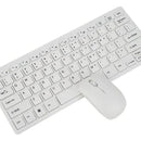 Combo Mini Teclado Mouse Inalambrico Teclado Blanco