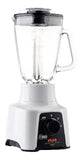 Licuadora Imusa Powermix Glass 1,25 L blanca con vaso de vidrio