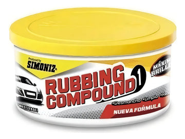 Cera En Pasta En Pote Simoniz Rubbing 395 Color Blanco Satinado Neutro De 14ml 395g