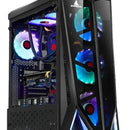 Gabinete Chasis Caja Gamer Iceberg Crystal Max Argb X3 Fan Negro