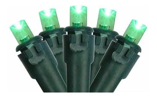 Red De Luces Navideñas Led Verde 4' X 6' - Cable Verde