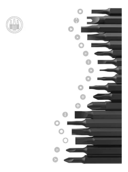 Destornillador Electrico Inalambrico De Precision Wowstick Plateado