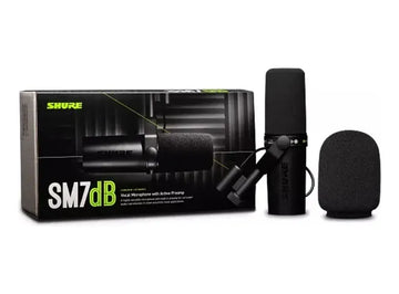 Micrófono Vocal Dinámico Shure Sm7db Con Preamplificador Inc
