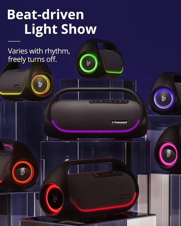 Parlante Tronsmart Bang Portátil, Bluetooth Waterproof 60w Negro