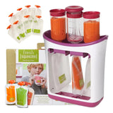 Dispensador De Alimentos Bebe Compota Papilla Squeeze Bolsas