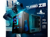 Caja Gabinete Iceberg Turbo Z8 Con 5 Ventiladores Incluidos Negro
