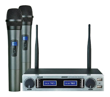 Micrófonos Vokal VLR VLR-502 Dinámico Unidireccional color black/chromeS