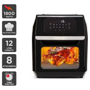 Freidora + Horno Sin Aceite 12litros Negro