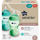 Tommee Tippee Natural Start Biberón 11oz Anticólicos X2