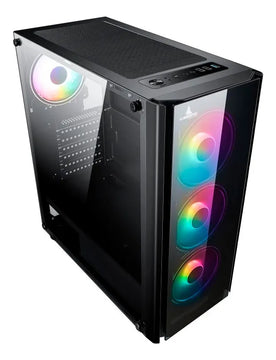 Caja Gabinete Chasis Atx Gamer Iceberg Crystal G9 V3 Negro