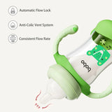 Yohkoh Biberón De Vidrio Natural Con Pezón De Respuesta