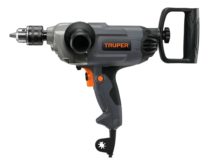 Taladro Tipo Espada Industrial 1/2'' 1150 W Truper 16714 - Gris - 60
