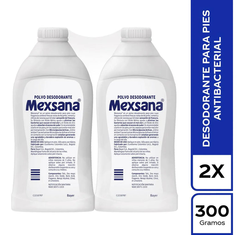Talco Antibacterial Mexsana 300