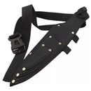 Funda Porta Cuchillos Y Chaira Para Cintura Negro