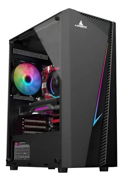 Chasis Gamer Iceberg Flux Elite X1 Fan Argb Negro