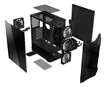 Gabinete para computadora de escritorio Asus TUF Gaming GT301 negro