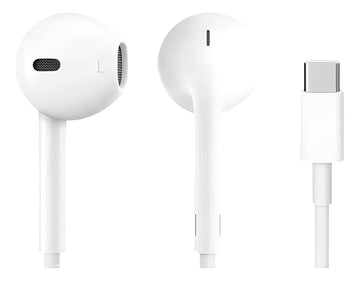 Manos Libres Audifonos Para Iphone 15 Todos Conexión Tipo C Blanco