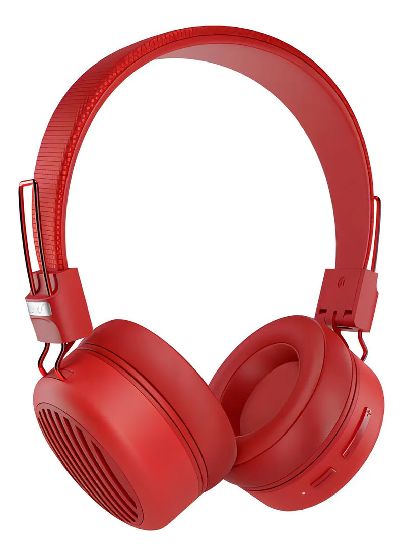 Audífonos Inalámbricos Bluetooth Sleve Studio 2 Bluetooth 5.4, 16 Horas Batería Red Rojo