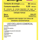 Nevera Kalley Vitrina K-sc211l3 Frost Una Puerta 211litros