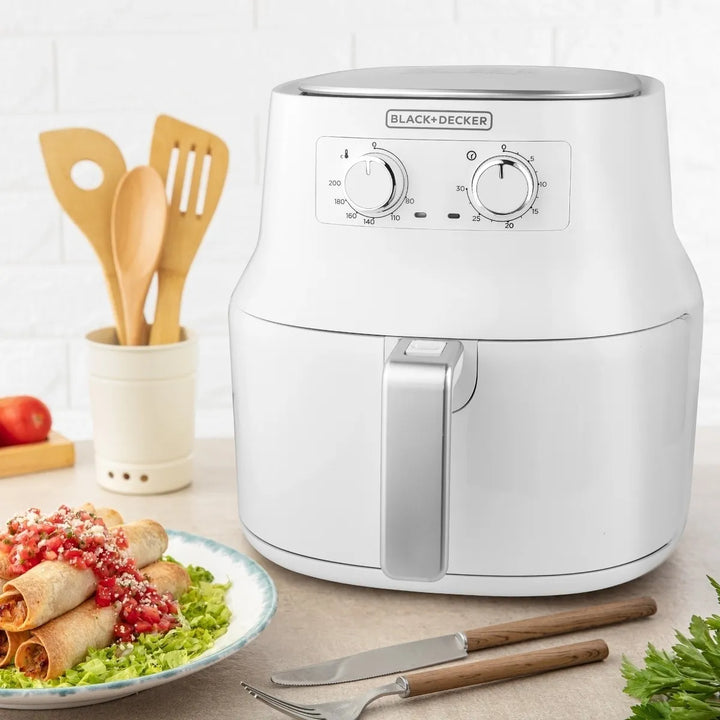 Freidora Saludable Black&decker 3.5 Ltrs Nueva Air Fryer Blanco