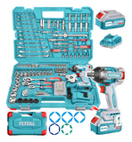 Pistola De Impacto Batería 4amp + Cargador + 152 Accesorios Verde
