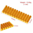 Disipador Calor Dorado Adhesivo 70x22x6mm Ngff Ssd