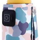 Calentador De Biberón/tetero Para Bebe Portatil Usb Viajero Camuflado Azul Claro