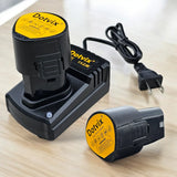 Taladro Inalámbrico De 18 Voltios Con Percutor 2 Velocidades - Amarillo - 50hz/60hz