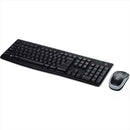 Combo Inalámbrico Logitech Mk270 + Pad Mouse Small (25x21cm) Mouse Negro Teclado Negro