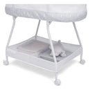 Cesta Delta Para Niños Curve, Blanco/gris, Con Barra Para Ju