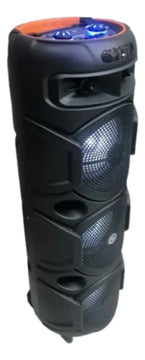 Parlante Torre De Sonido Sonivox Vs-ss305, 3 Bajos De 8 Pulg Negro