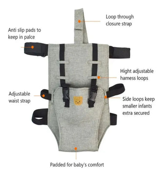 Asiento De Arnés Portátil Para Silla Alta Para Bebé, Sil. Ciinturon De Seguridad Disponible