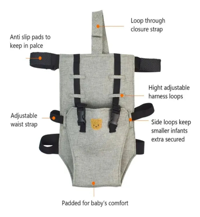 Asiento De Arnés Portátil Para Silla Alta Para Bebé, Sil. Ciinturon De Seguridad Disponible