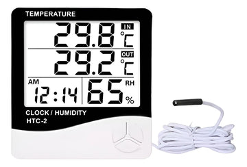 Htc2. Termohigrometro Digital Sonda Temp , Humedad, L