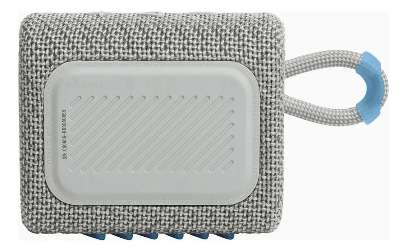 Altavoz Portátil Jbl Go 3 Eco Bluetooth Impermeable, 5 Horas Color Gris